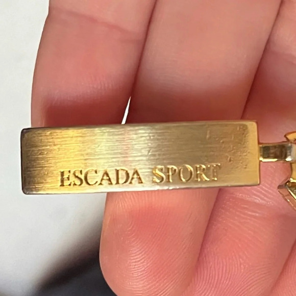 Escada Sport • Navy Yellow White Zip Up Hoodie - Picture 6 of 6